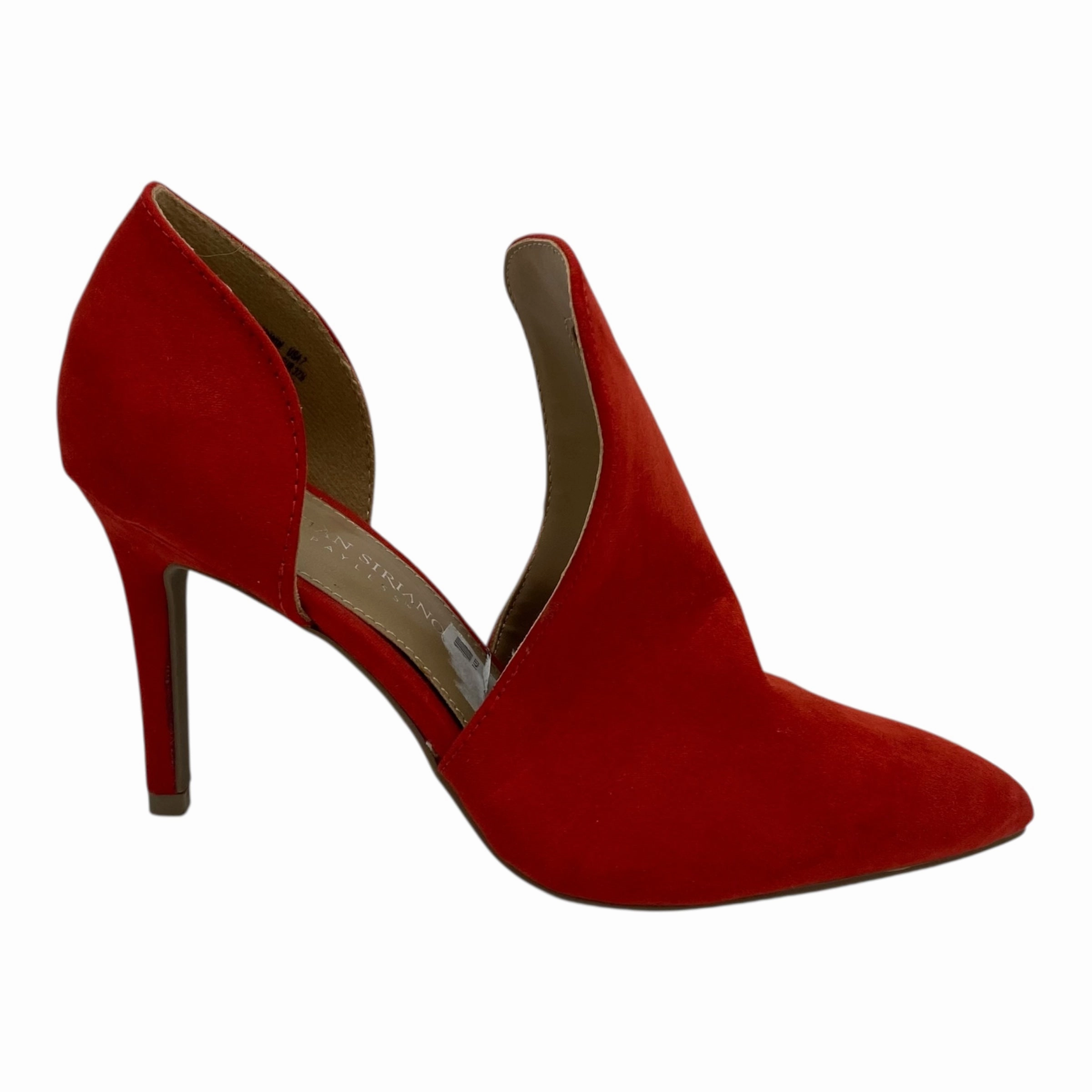 Shoes Heels Stiletto By Christian Siriano In Red, Size:7 Flirty Energy
