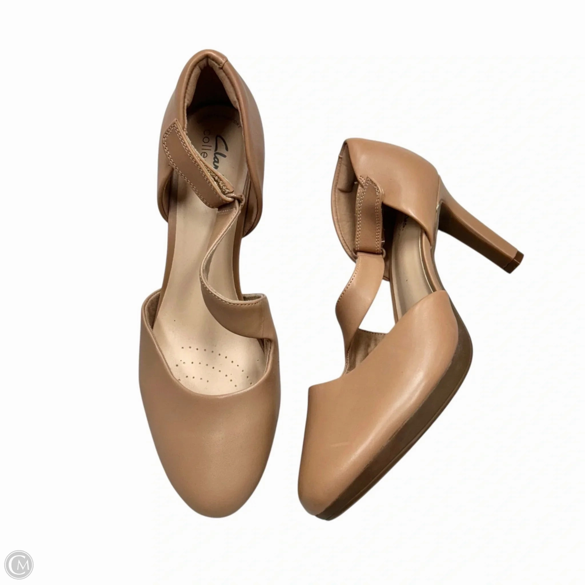 Special Occasion Heels Soft Memory Foam Heels Shoes Heels Stiletto By Clarks In Tan, Size: 9.5