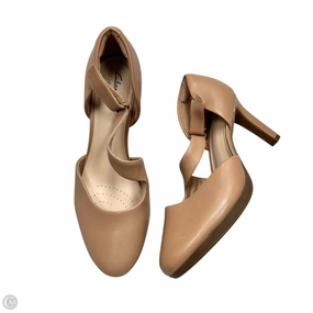 Special Occasion Heels Soft Memory Foam Heels Shoes Heels Stiletto By Clarks In Tan, Size: 9.5