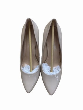 Open Back Heels Soft Cushion Heels Shoes Heels Stiletto By Clothes Mentor In Tan, Size: 8.5