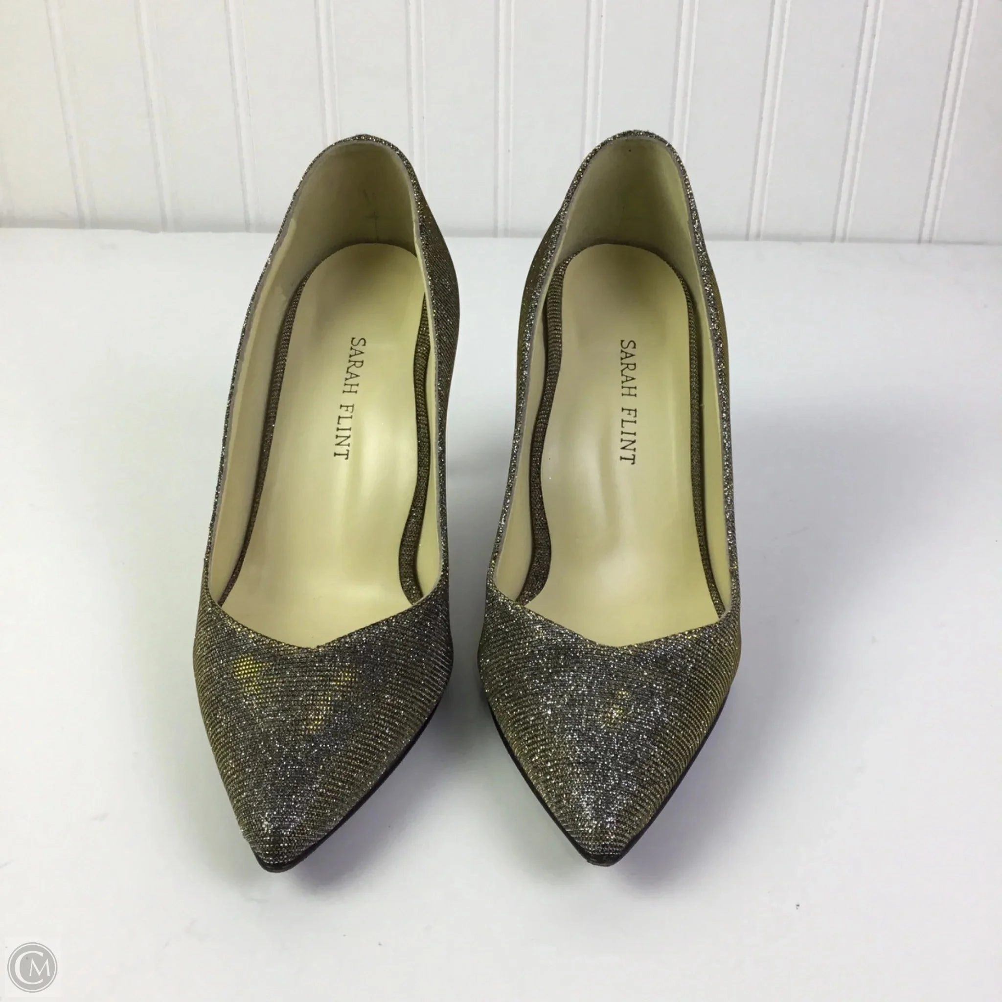 quick dry Shoes Heels Stiletto By Cma In Gold & Silver, Size: 6