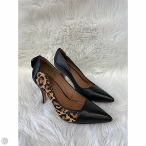 Shoes Heels Stiletto By Corso Como In Animal Print, Size: 9 Open Back Heels