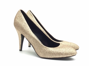 Shoes Heels Stiletto By Deb In Gold, Size: 11 Flexible Soles Comfy Footwear