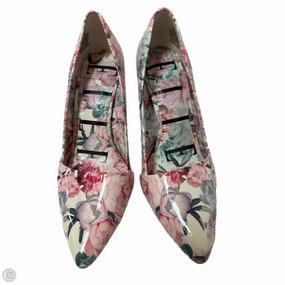 Shoes Heels Stiletto By Elle In Floral Print, Size: 9 Polished Style Smooth Finish