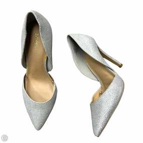 Shoes Heels Stiletto By Express In Silver, Size: 7 Traction pattern