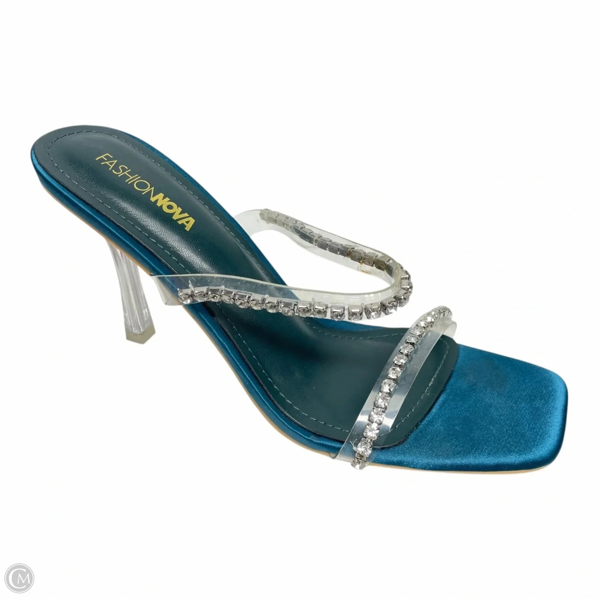 Shoes Heels Stiletto By Fashion Nova In Teal, Size: 8.5 Luxury Mood Boho Wedding Heels