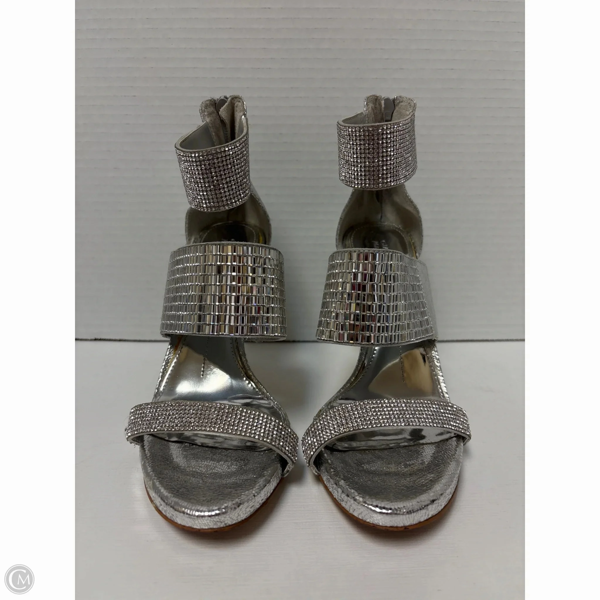 Shoes Heels Stiletto By Gianni Bini In Silver, Size: 6 Dressy Heels Flexibility