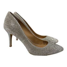 Shoes Heels Stiletto By International Concepts In Silver, Size:7.5 Classic Dress Shoes Stylish Booties