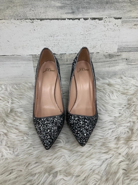 Boho Chic Heels Shoes Heels Stiletto By J. Crew In Black, Size: 7.5