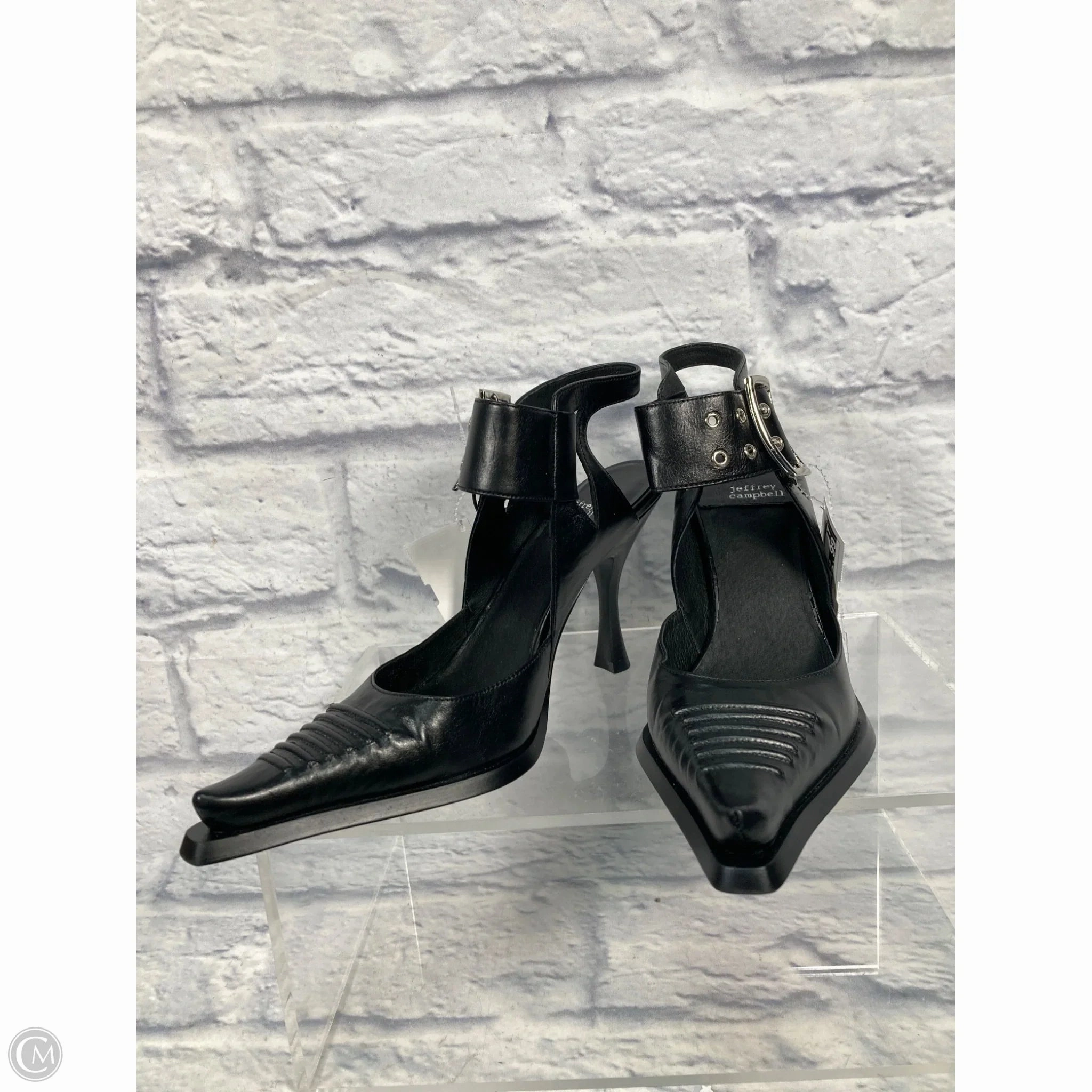 Shoes Heels Stiletto By Jeffery Campbell In Black, Size: 8 Stable Fit Comfortable Heel