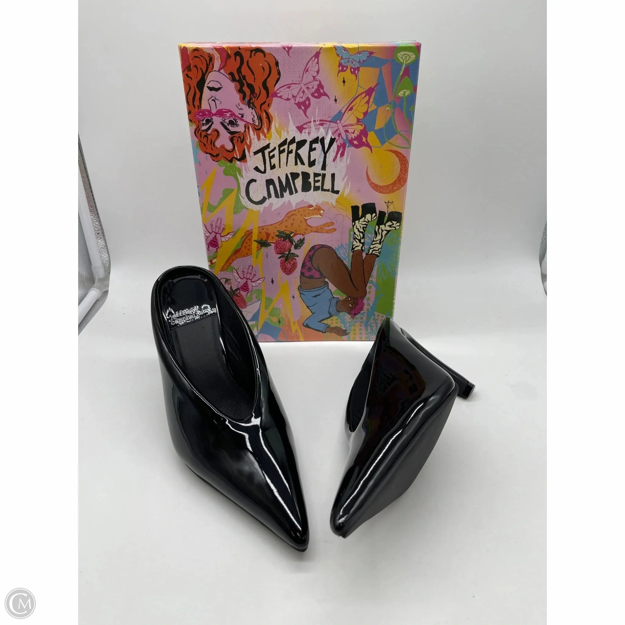 Shoes Heels Stiletto By Jeffrey Campbell In Black, Size: 8 Minimalist Pointed Toe Shoes