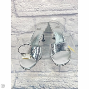 Dressy Stilettos Stable Fit Shoes Heels Stiletto By Jeffrey Campbell In Silver, Size: 10