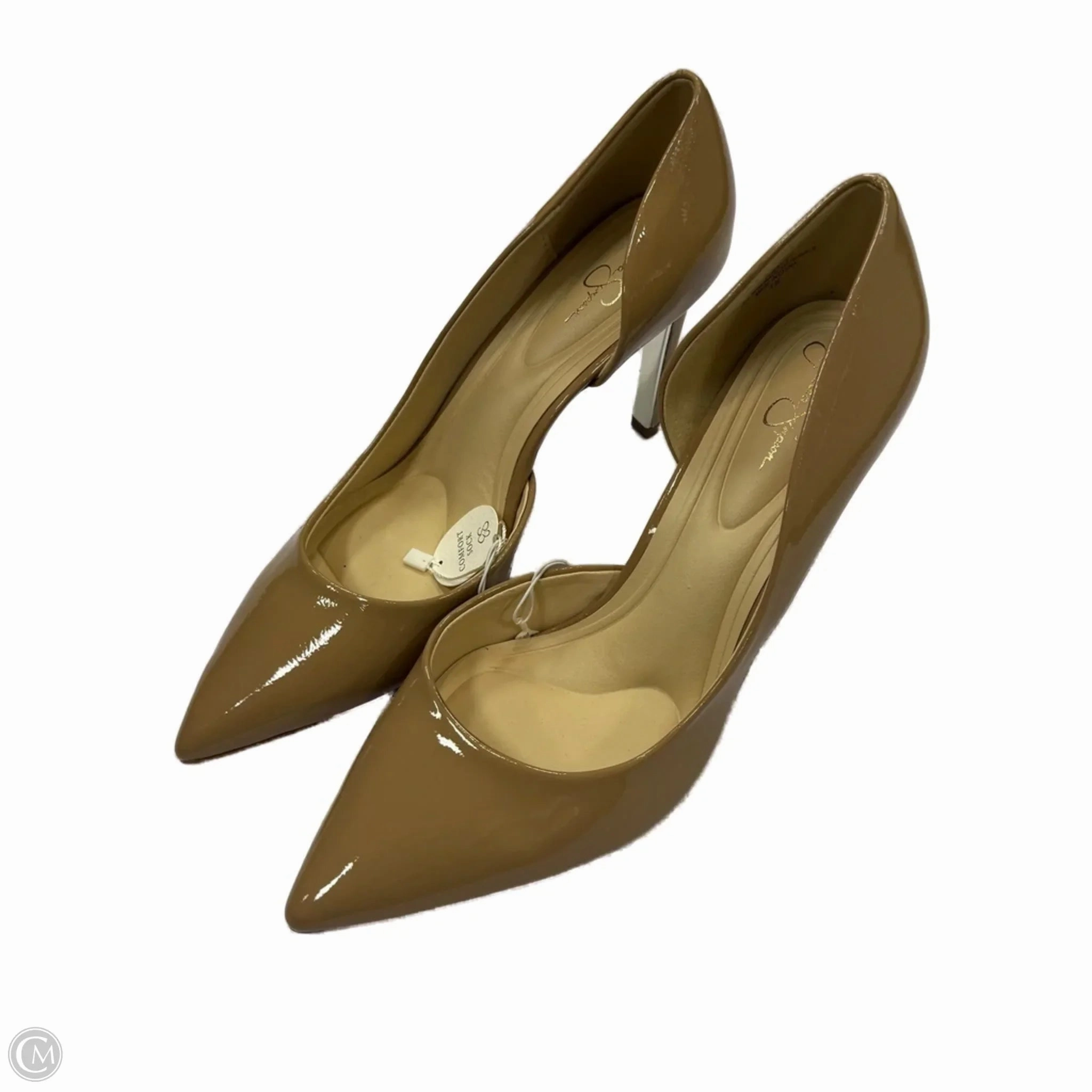 Shoes Heels Stiletto By Jessica Simpson In Beige, Size: 10 Youth Style