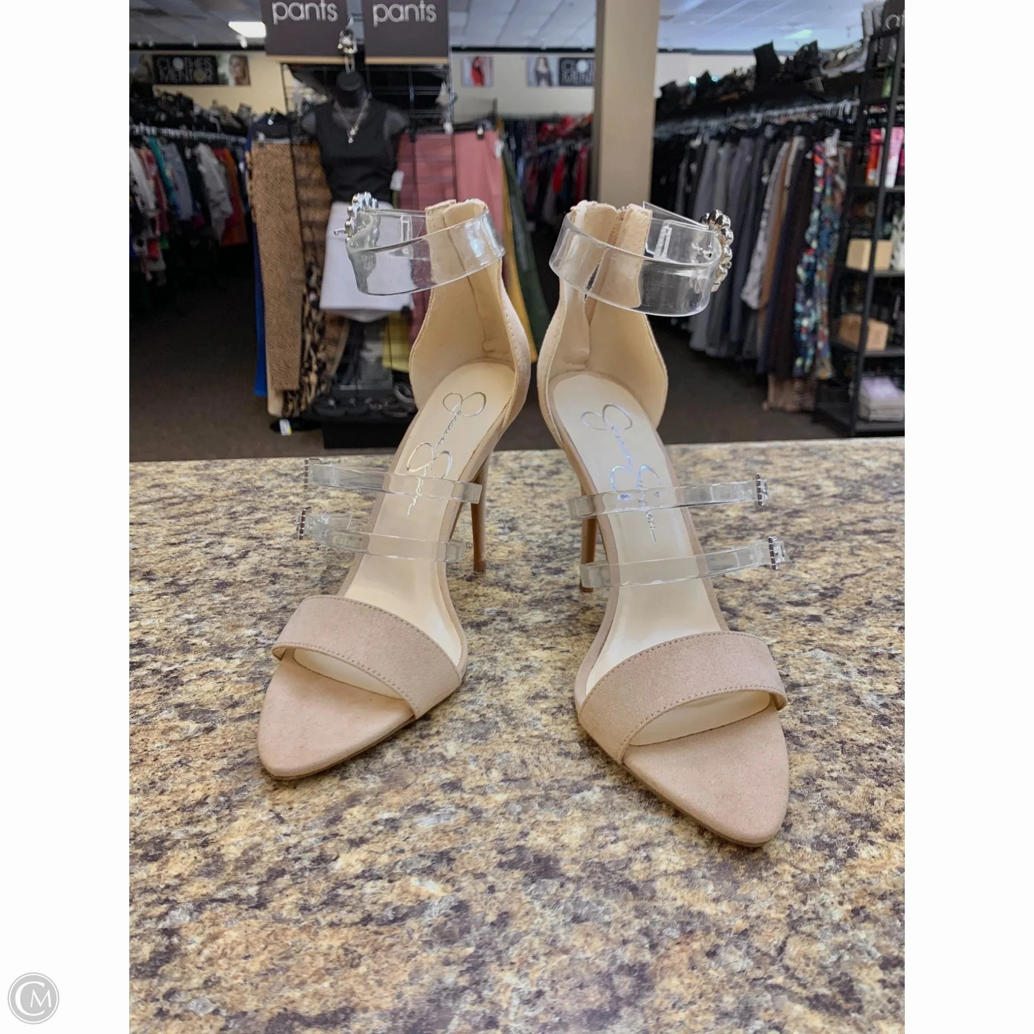 Shoes Heels Stiletto By Jessica Simpson In Beige, Size: 8.5 Chic Profile