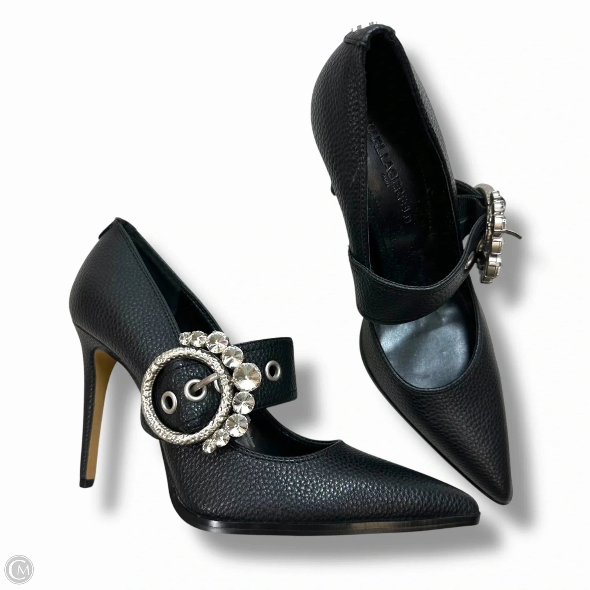 Shoes Heels Stiletto By Karl Lagerfeld In Black, Size: 7.5 Travel Light