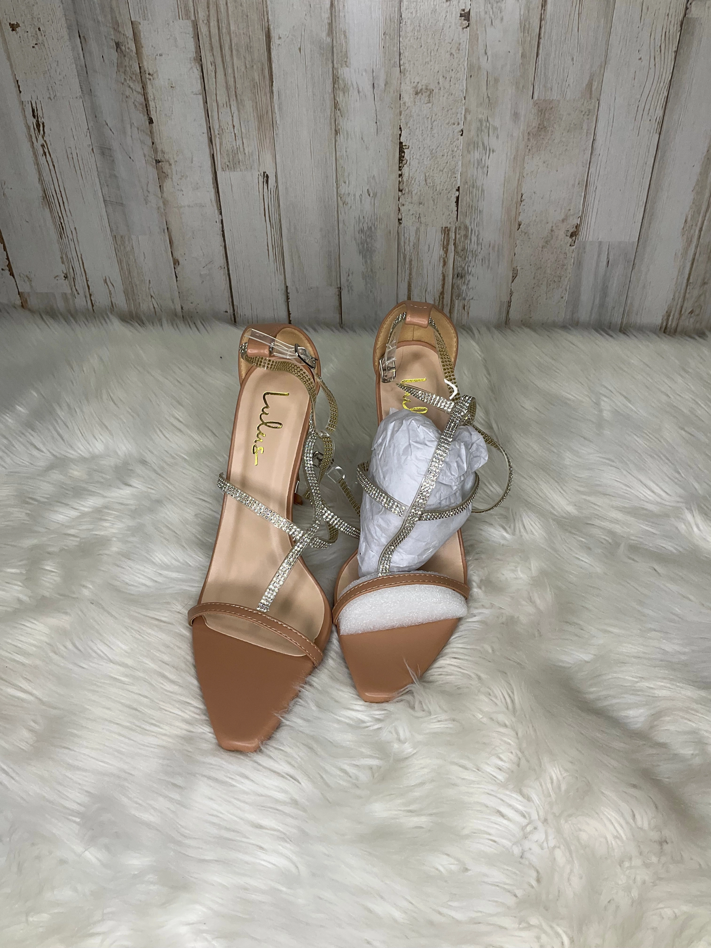 Shoes Heels Stiletto By Lulus  Size: 8 Sophisticated Edge Peep Toe Sandals