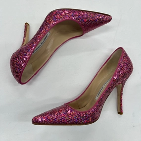 Shoes Heels Stiletto By Manolo Blahnik  Size: 5 Supportive Footbed Creative Mood