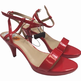 Shoes Heels Stiletto By Marc New York In Red, Size: 11 Open Back Heeled Sandals
