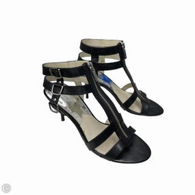 Ankle Strap Heels Shoes Heels Stiletto By Michael By Michael Kors In Black, Size: 7