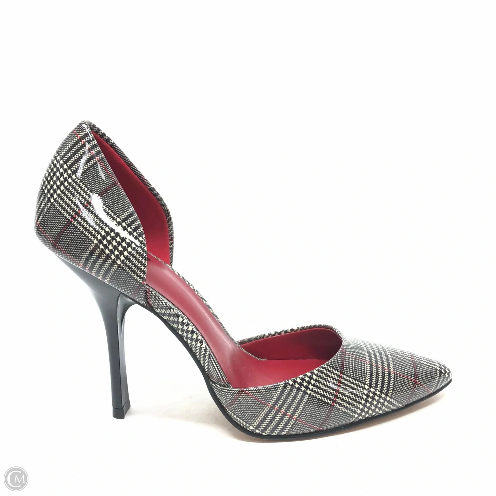 Shoes Heels Stiletto By Mix No 6 In Plaid Pattern, Size: 7 Luxe Heeled Sandals