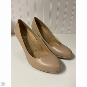 Effortless Style High Heel Shoes Heels Stiletto By Naturalizer In Tan, Size: 8
