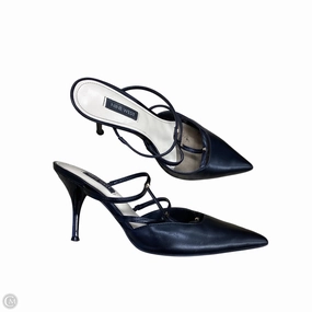 Shoes Heels Stiletto By Nine West In Black, Size: 6.5 Metallic Heels Flawless Look