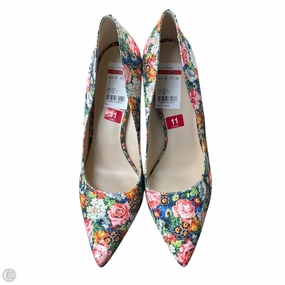 All Occasion Shoes Heels Stiletto By Nine West In Floral Print, Size: 11