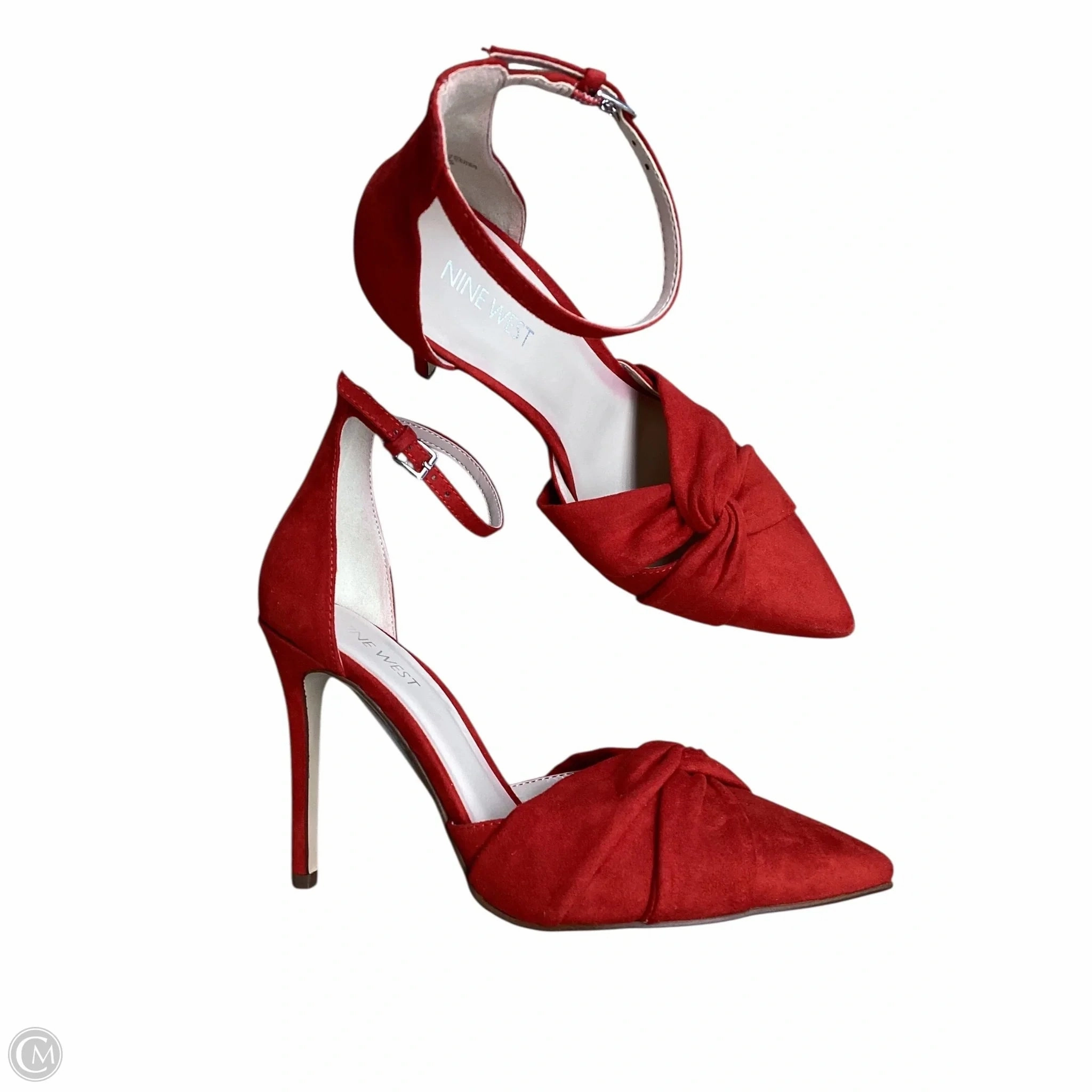 Shoes Heels Stiletto By Nine West In Red, Size: 7.5 Soft Design