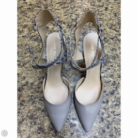 Modern Heels Power Outfit Shoes Heels Stiletto By Nine West In Snakeskin Print, Size: 10