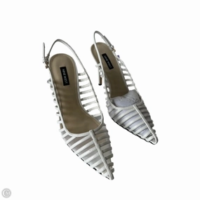 Shoes Heels Stiletto By Nine West In White, Size: 9.5 Comfort Cushion Luxury Detail