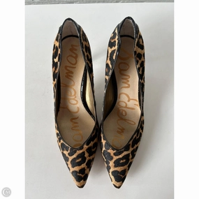 Comfort footbed Pumps Shoes Shoes Heels Stiletto By Sam Edelman In Animal Print, Size: 8