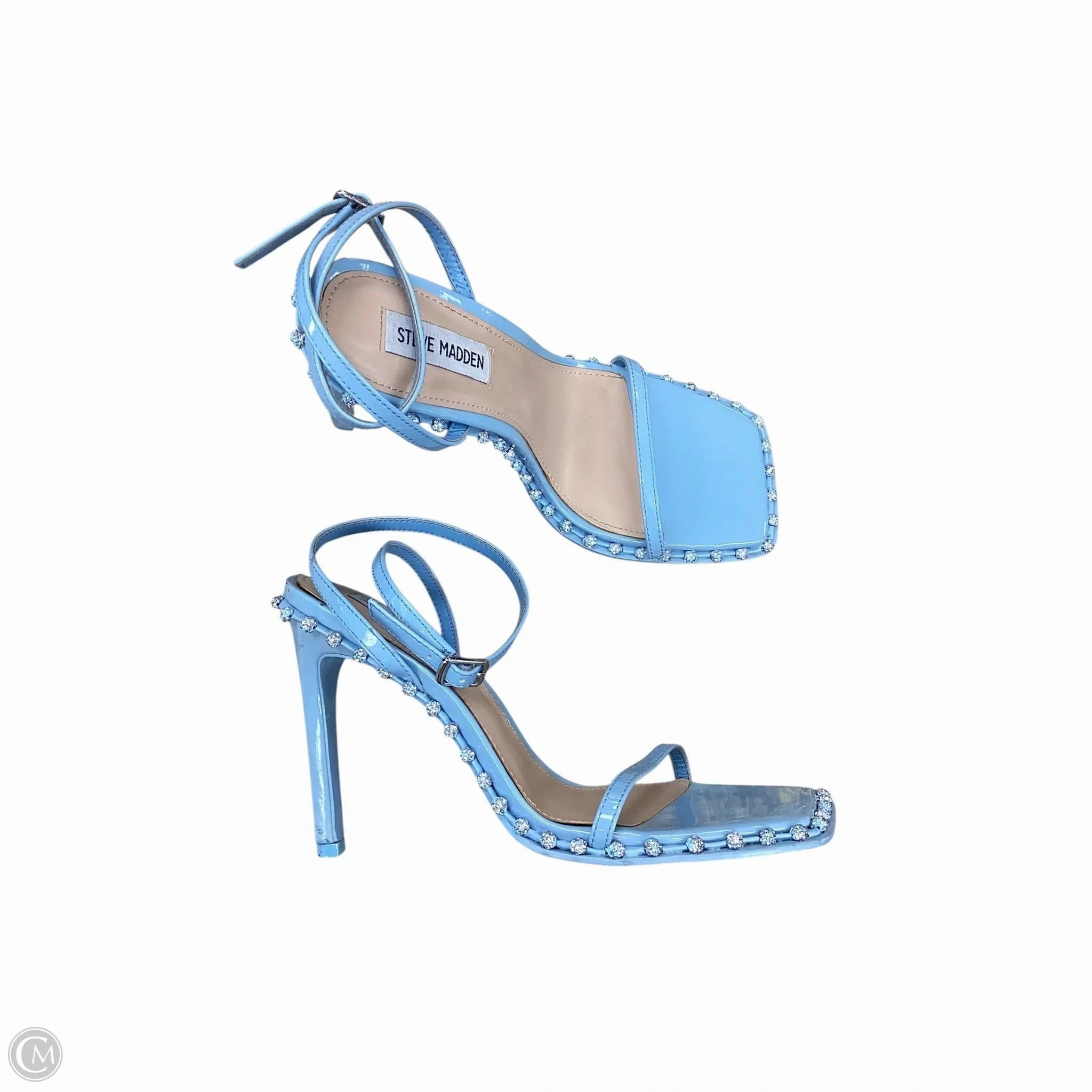 Smooth Soles Shoes Heels Stiletto By Steve Madden In Blue, Size: 8.5