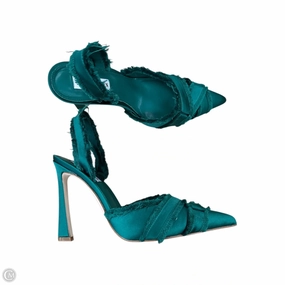 Trendy Boots Shoes Heels Stiletto By Steve Madden In Green, Size: 8.5