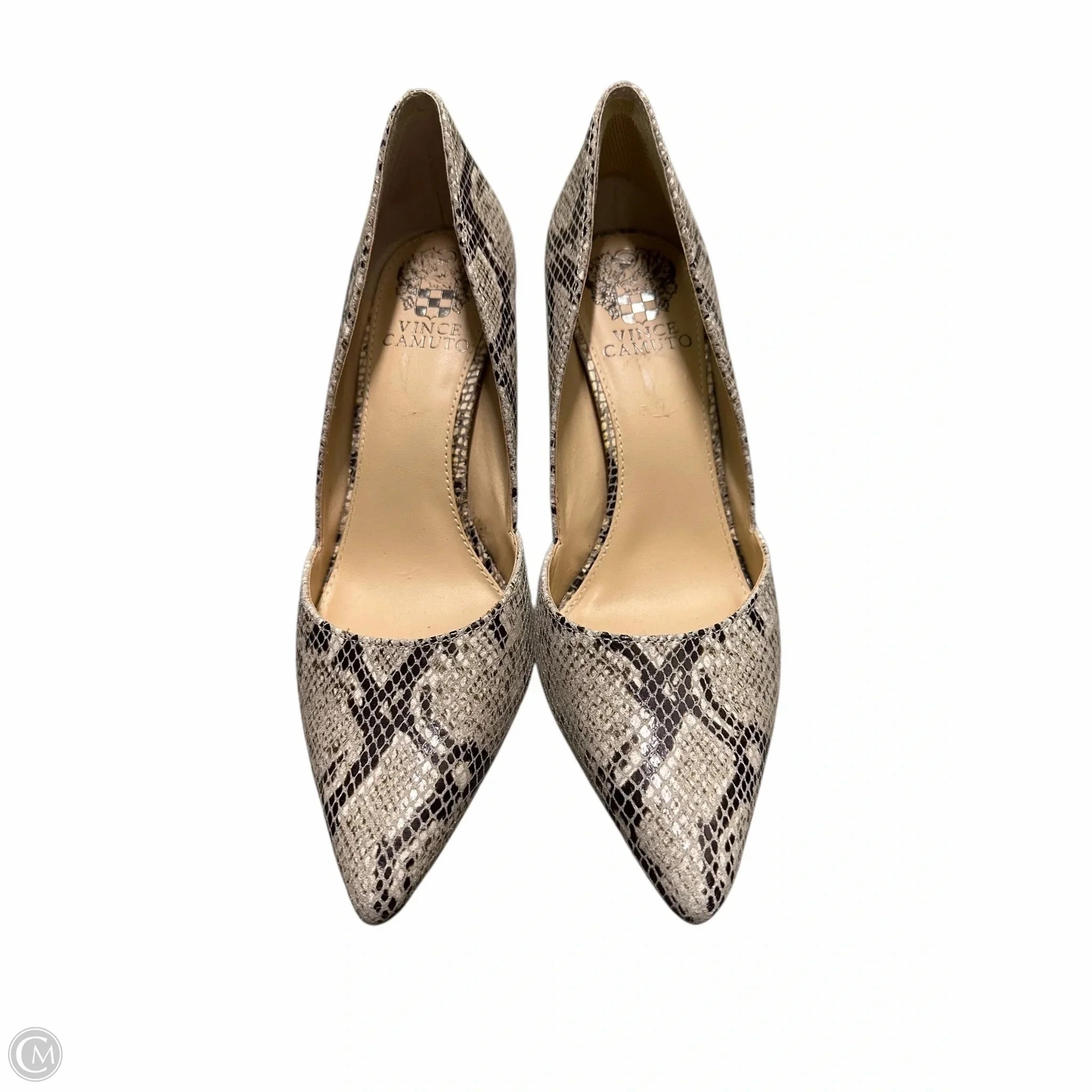 Shoes Heels Stiletto By Vince Camuto In Snakeskin Print, Size: 6.5 Chic Element platform sandals