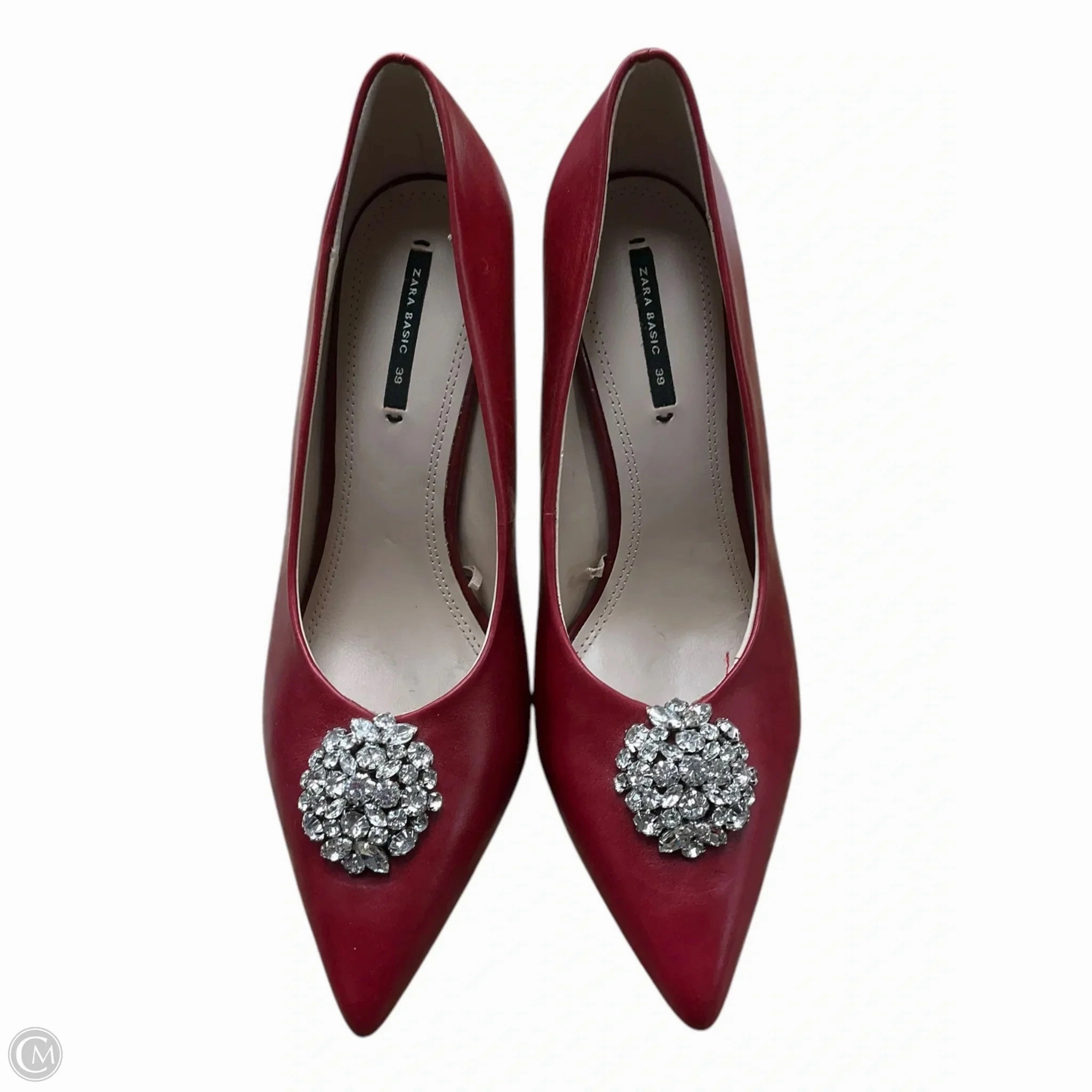 Shoes Heels Stiletto By Zara Basic In Red, Size: 8.5 Iconic Piece Creative Vibe