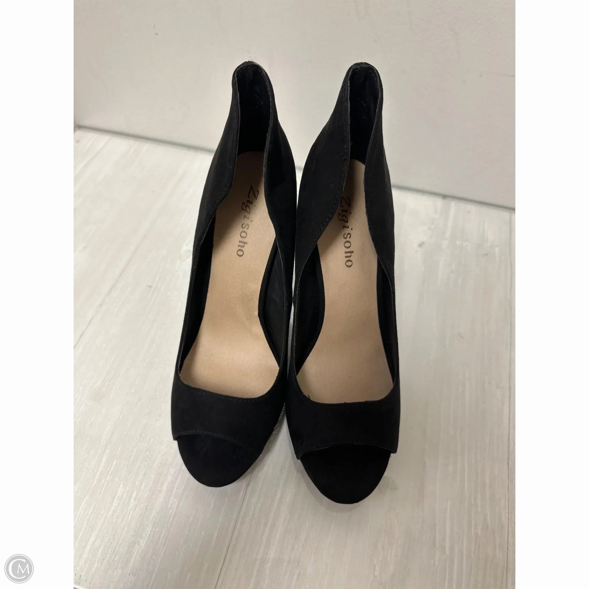 Anti Slip Feature Fashion Sandals Shoes Heels Stiletto By Zigi Soho In Black, Size: 8.5