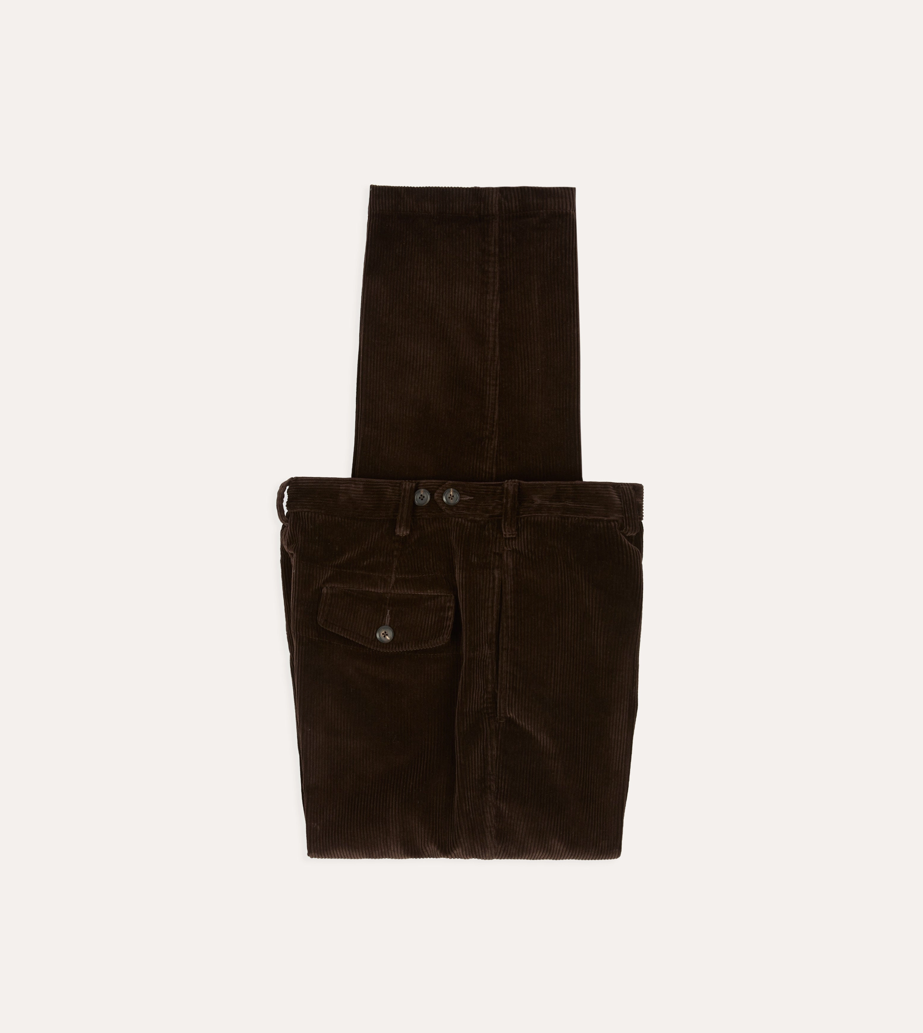 Shoyoroll by Drake's Corduroy Games Trousers StainResistantCoating