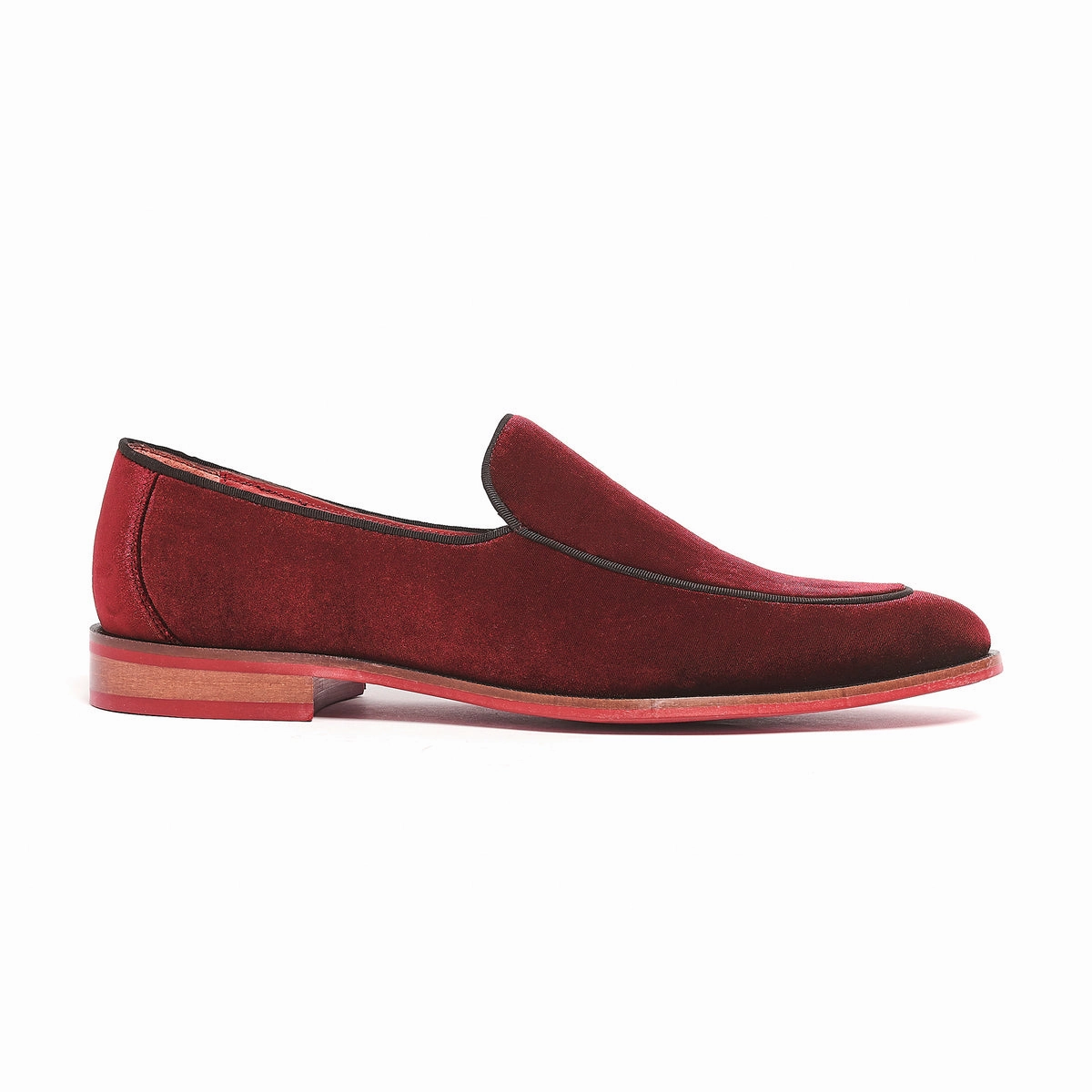 Even Lane Toe room Prince Velvet Loafer