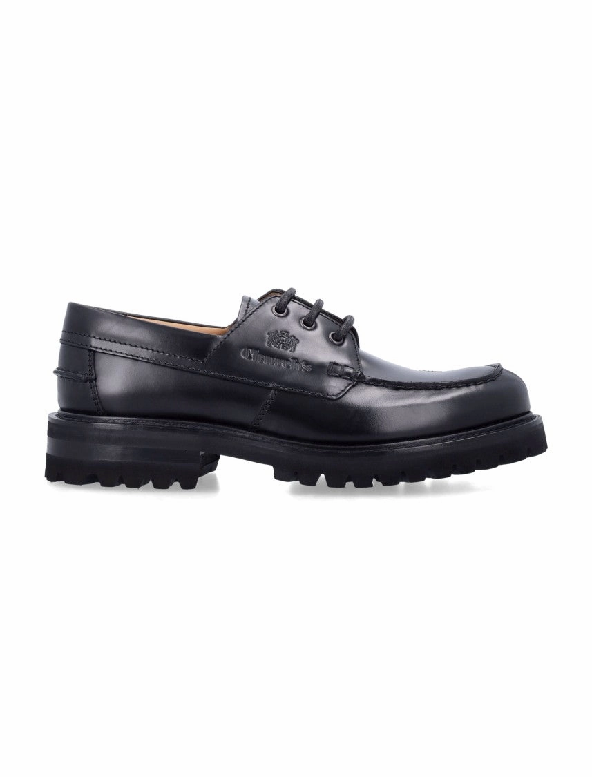Pickering Moc Toe Black Leather Shoes Business Casual Shoes