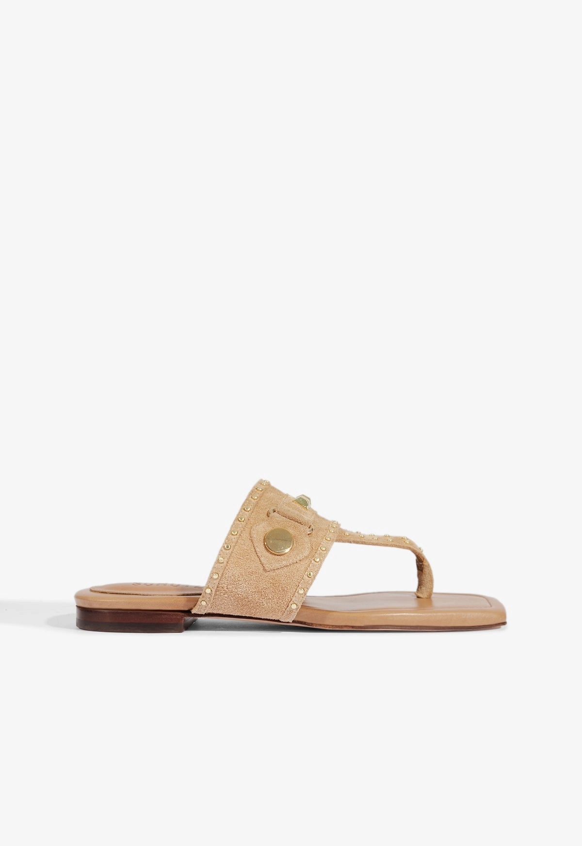 Family Time Breathable Sole Aria Beige Suede Sandal