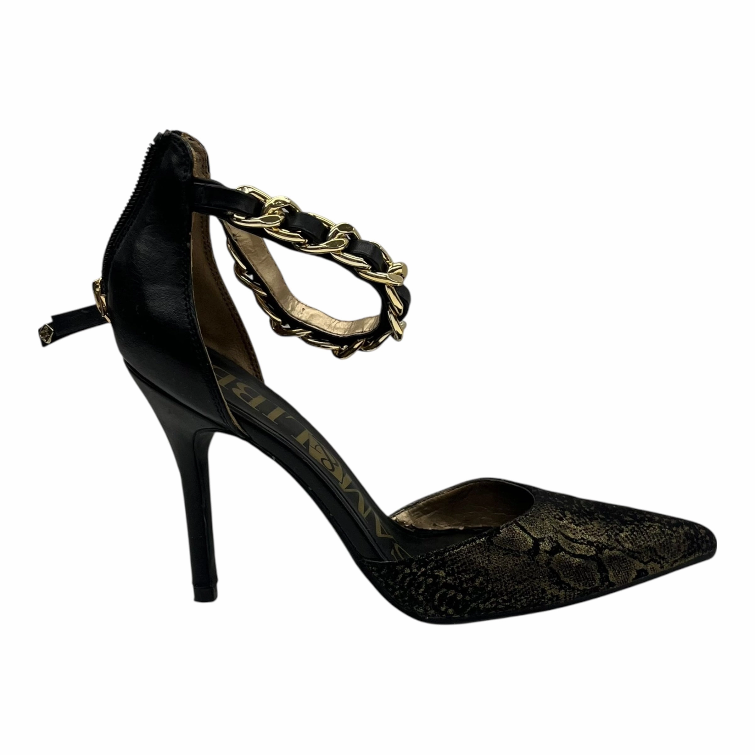 Shoes Heels Stiletto By Sam And Libby In Animal Print, Size:7 High Heel Sandals for Weddings High Density