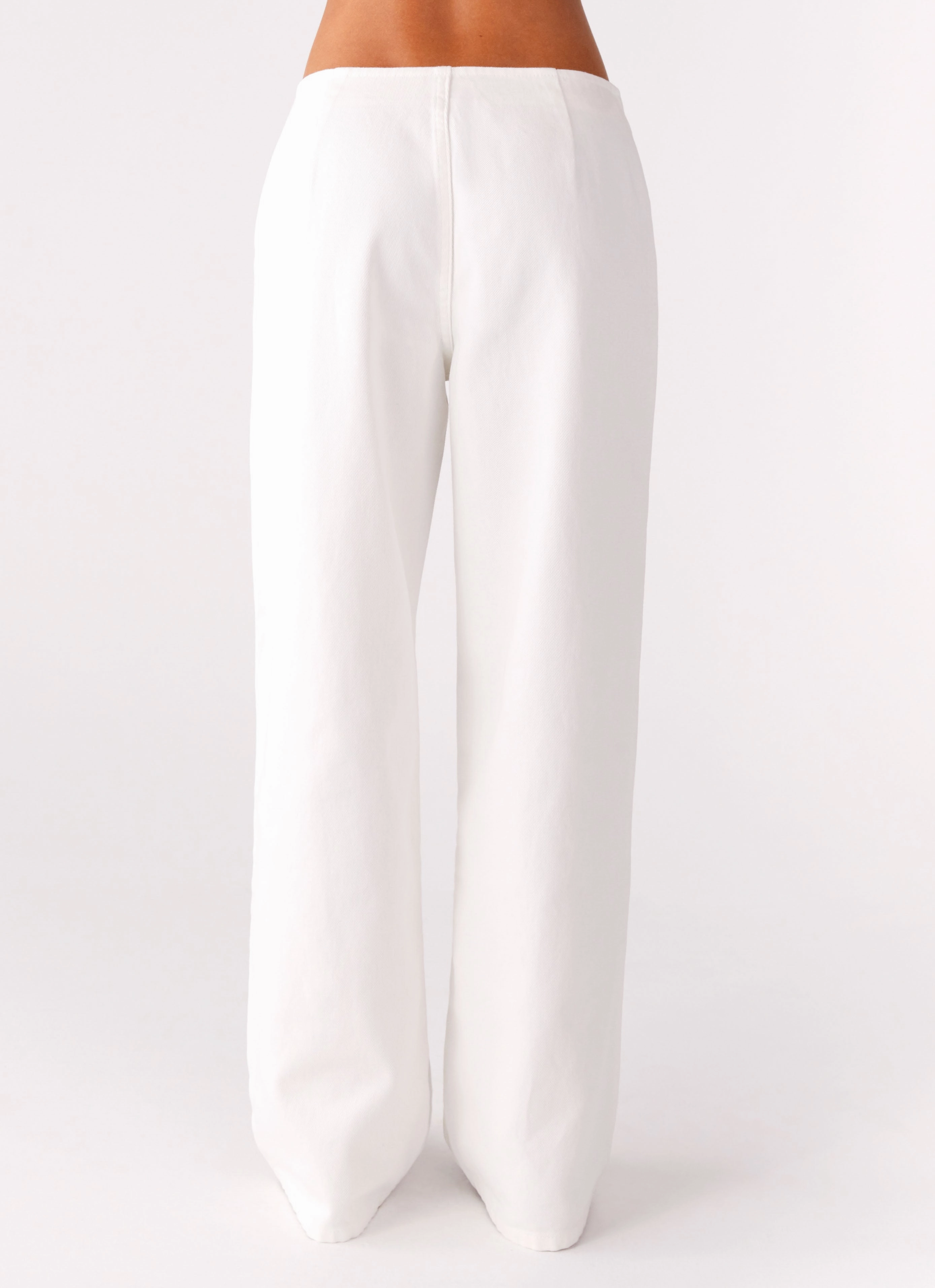 Classic Casual Texas Low Rise Jeans - White