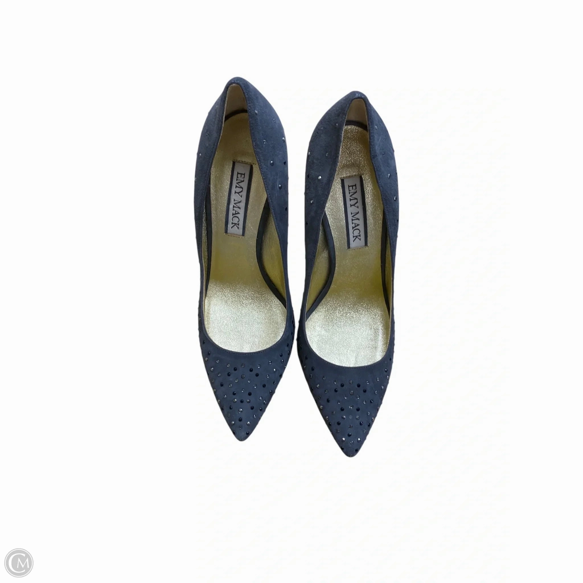 Classic Dress Shoes Shoes Heels Stiletto By Clothes Mentor In Grey, Size: 7