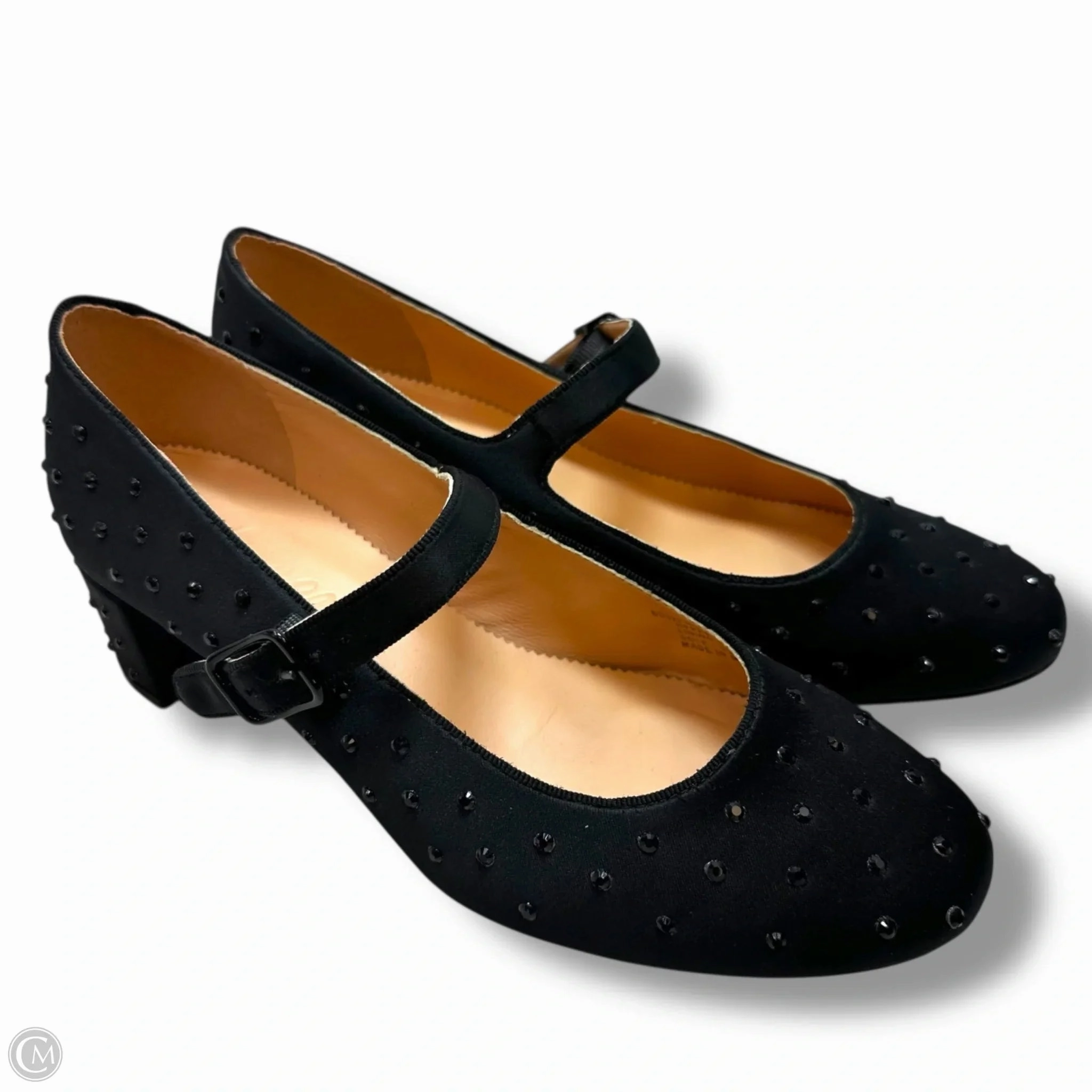 Comfortable Heels for Work Shoes Heels Block By J. Crew In Black, Size: 7.5