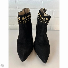 Relaxed Mood Casual Day Heels Shoes Heels Stiletto By Joan And David In Black & Gold, Size: 6