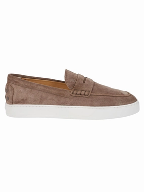 Slip-On Suede Moccasins With Classic Penny Loafer Strap Clean Steps Toe Smooth