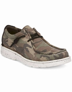 Cool Walk Men's Hazer 3" Slip-On Moc Toe Shoes In Camo