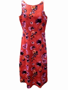 Banana Republic Women's Dress Red 4=S Quilted-Lining