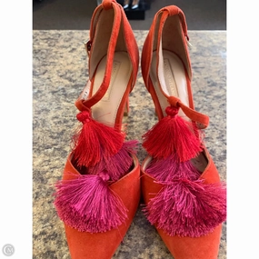 Retro Stilettos Shoes Heels Stiletto By Antonio Melani In Orange, Size: 6.5