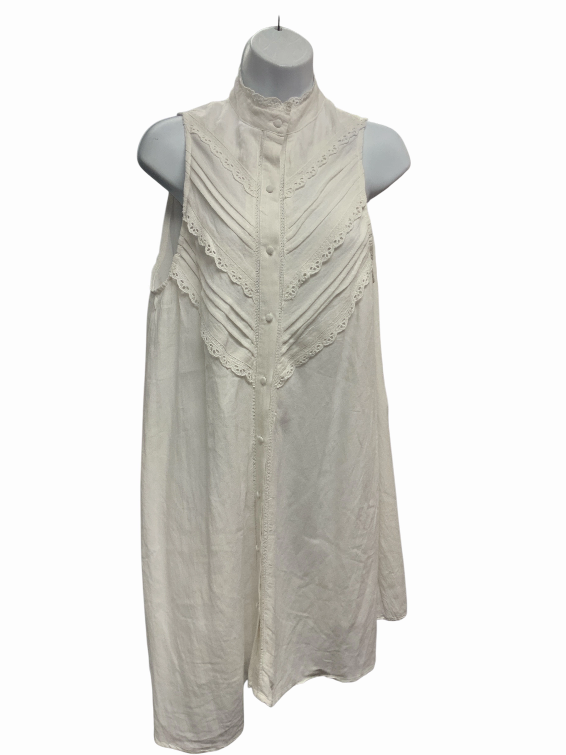 Effortless Fit Pomander Place  Women's Swing Dress White S